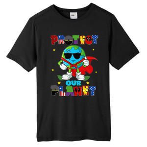 Funny Protect Our Planet Cute Earthday Teacher Cute Tall Fusion ChromaSoft Performance T-Shirt