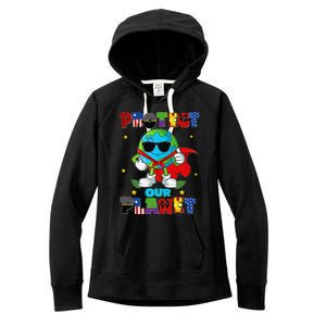 Funny Protect Our Planet Cute Earthday Teacher Cute Women's Fleece Hoodie