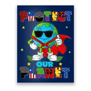 Funny Protect Our Planet Cute Earthday Teacher Cute Poster