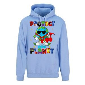 Funny Protect Our Planet Cute Earthday Teacher Cute Unisex Surf Hoodie