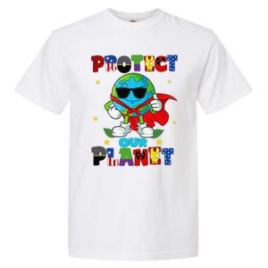 Funny Protect Our Planet Cute Earthday Teacher Cute Garment-Dyed Heavyweight T-Shirt