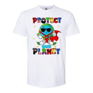 Funny Protect Our Planet Cute Earthday Teacher Cute Softstyle CVC T-Shirt