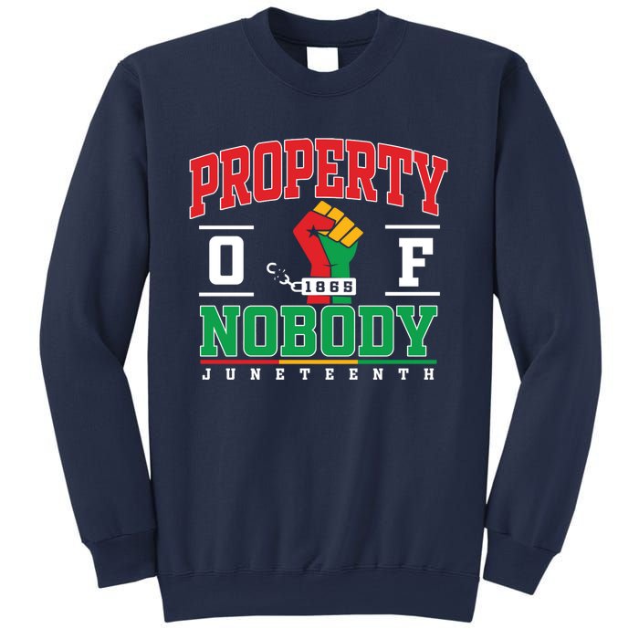 Freedom Property Of Nobody Juneteenth Black History 1865 Sweatshirt