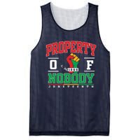 Freedom Property Of Nobody Juneteenth Black History 1865 Mesh Reversible Basketball Jersey Tank