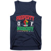 Freedom Property Of Nobody Juneteenth Black History 1865 Tank Top