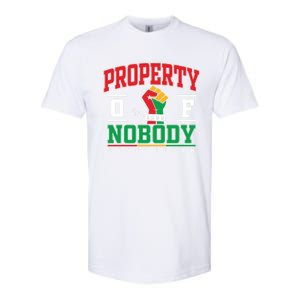 Freedom Property Of Nobody Juneteenth Black History 1865 Softstyle CVC T-Shirt