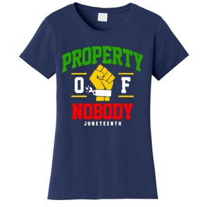 Funny Property Of Nobody Juneteenth 1865 Women's T-Shirt