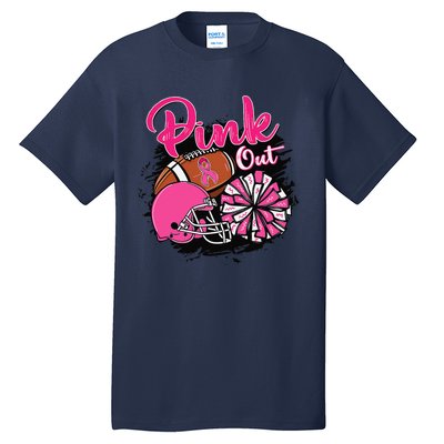 Football P.Ink Out Breast Cancer Awareness Game Day Gift Tall T-Shirt