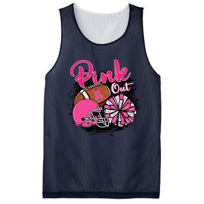 Football P.Ink Out Breast Cancer Awareness Game Day Gift Mesh Reversible Basketball Jersey Tank