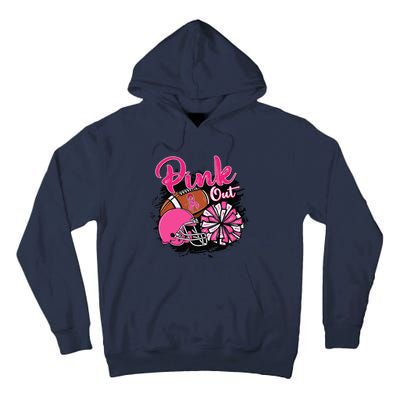 Football P.Ink Out Breast Cancer Awareness Game Day Gift Tall Hoodie