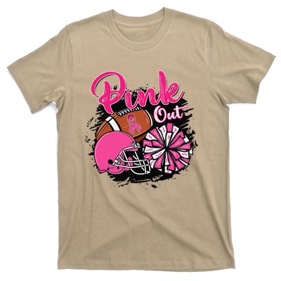 Football P.Ink Out Breast Cancer Awareness Game Day Gift T-Shirt