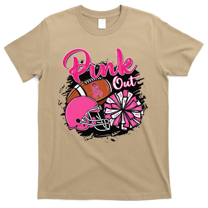 Football P.Ink Out Breast Cancer Awareness Game Day Gift T-Shirt