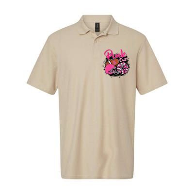 Football P.Ink Out Breast Cancer Awareness Game Day Gift Softstyle Adult Sport Polo