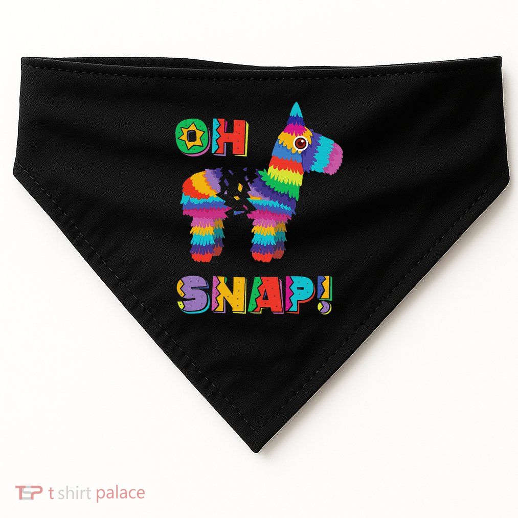 Funny Pinata Oh Snap Cinco De Mayo Mexican Party USA-Made Doggie Bandana