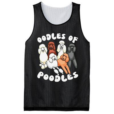 Funny Poodle Oodles Of Poodles Poodle Lover Mesh Reversible Basketball Jersey Tank