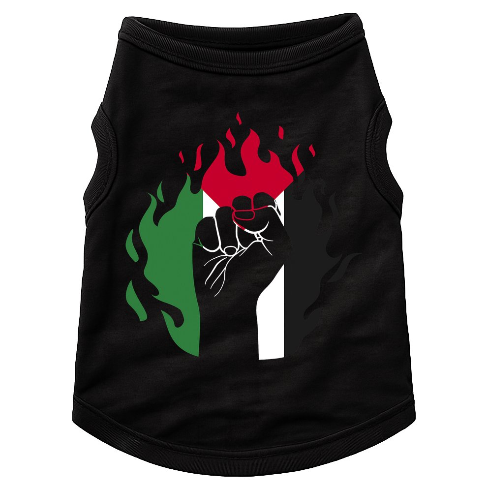 Free Palestine Palestine Flag Doggie Tank