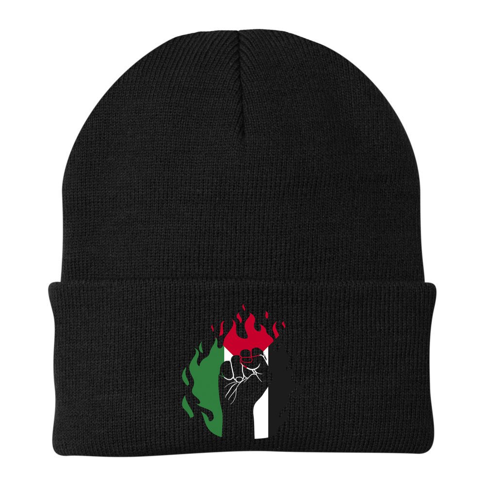 Free Palestine Palestine Flag Beanie