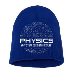 Funny Physics Physics Science Physicist Physics Humor Short Acrylic Beanie