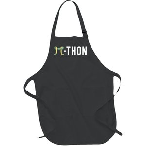 Funny Python Pi Math Teacher Snake Python Pithon Pi Symbol Gift Full-Length Apron With Pockets