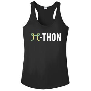 Funny Python Pi Math Teacher Snake Python Pithon Pi Symbol Gift Ladies PosiCharge Competitor Racerback Tank