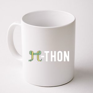 Funny Python Pi Math Teacher Snake Python Pithon Pi Symbol Gift Coffee Mug