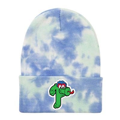 Funny Phanatic P Baseball Championship Tie Dye 12in Knit Beanie