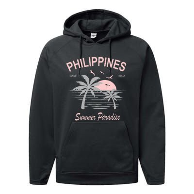 Filipino Philippines Pinoy Gift Performance Fleece Hoodie