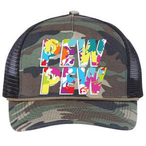 Funny Paintball Paintballer Tactical Sport Gear Retro Rope Trucker Hat Cap