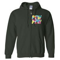 Funny Paintball Paintballer Tactical Sport Gear Full Zip Hoodie