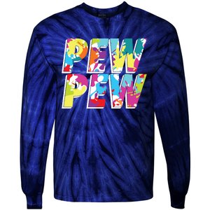 Funny Paintball Paintballer Tactical Sport Gear Tie-Dye Long Sleeve Shirt