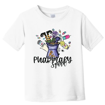 Funny Pharmacy Pharmacist Squad Witch Halloween Costume Toddler T-Shirt