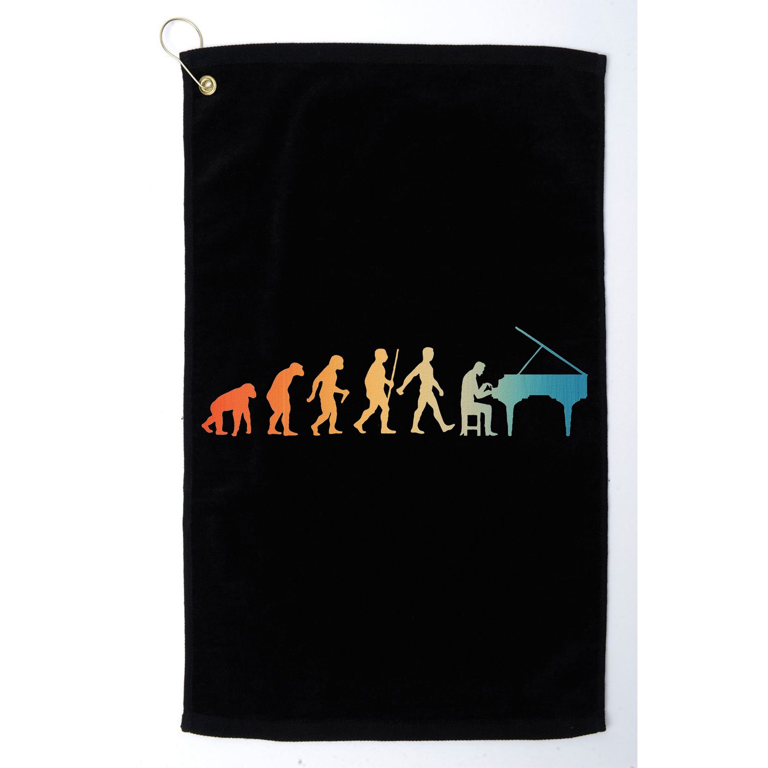 Funny Piano Player Design For Men Women Pianist Piano Lover Golf Towel