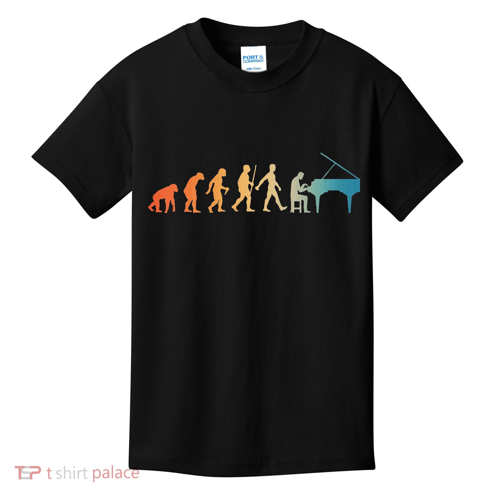 Funny Piano Player Design For Men Women Pianist Piano Lover Kids T-Shirt