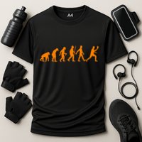 Funny Ping Pong Gift Table Tennis Player Evolution Gift Cooling Performance Crew T-Shirt