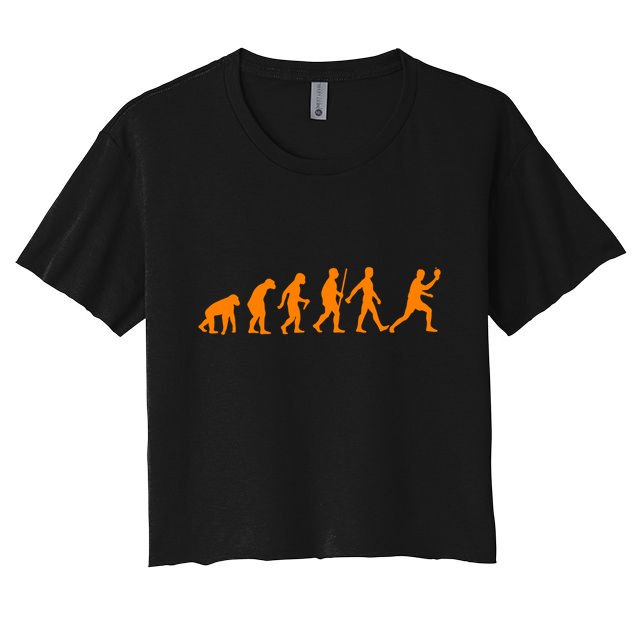 Funny Ping Pong Gift Table Tennis Player Evolution Gift Crop Top