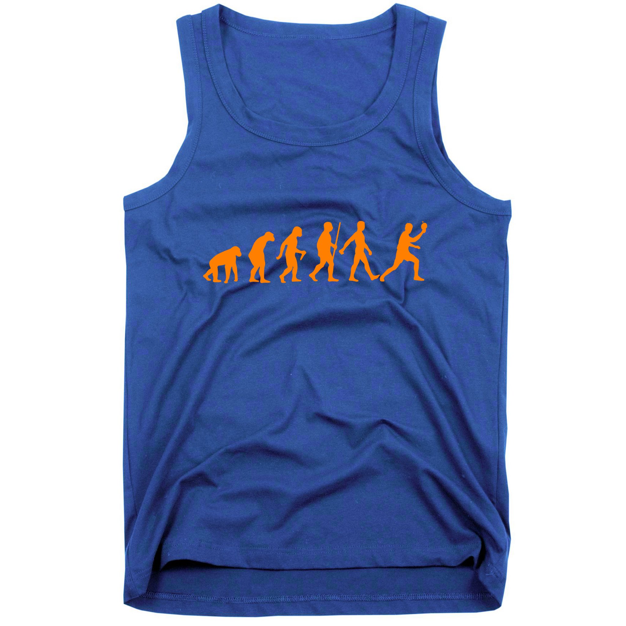 Funny Ping Pong Gift Table Tennis Player Evolution Gift Tank Top