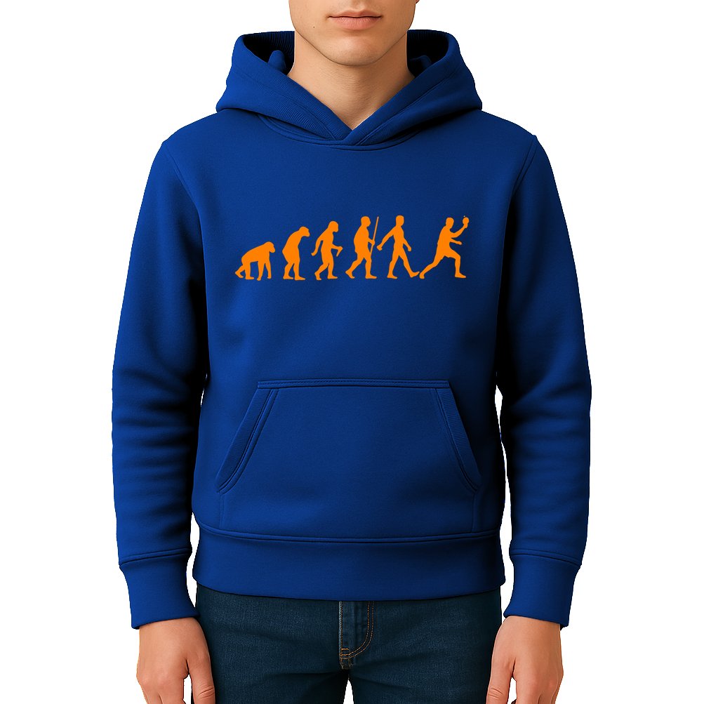 Funny Ping Pong Gift Table Tennis Player Evolution Gift Kids Hoodie