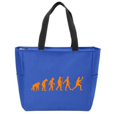 Funny Ping Pong Gift Table Tennis Player Evolution Gift Zip Tote Bag