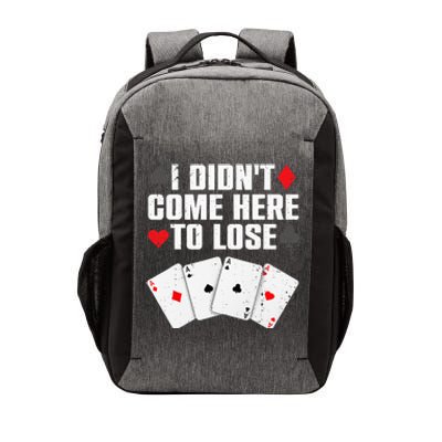 Funny Poker Player Design For Men Women Gamblers Poker Lover Vector Backpack