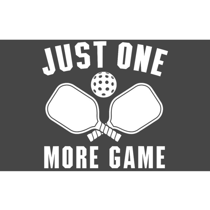 Funny Pickleball Player Just One More Game Pickleballers Best Gift Bumper Sticker