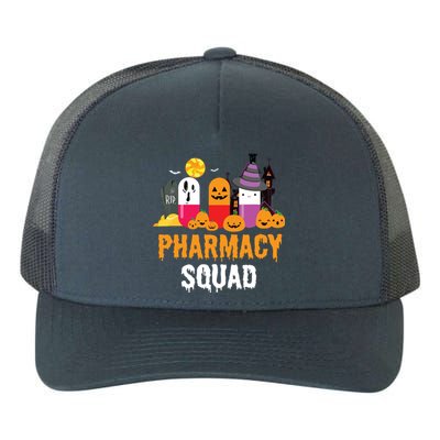 Funny Pills Pharmacist Costume Halloween Pharmacy Squad Yupoong Adult 5-Panel Trucker Hat