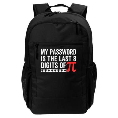 Funny Pi Password Joke - Math and Cybersecurity Gift Daily Commute Backpack
