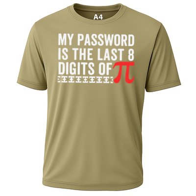 Funny Pi Password Joke - Math and Cybersecurity Gift Cooling Performance Crew T-Shirt