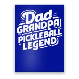 Funny Pickleball Player Cool Dad Grandpa Pickleball Legend Cute Gift Poster