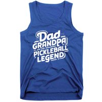 Funny Pickleball Player Cool Dad Grandpa Pickleball Legend Cute Gift Tank Top