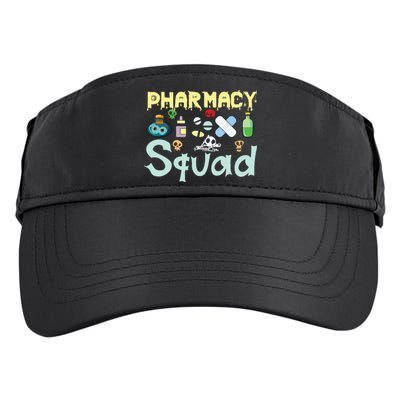 Funny Pills Pharmacist Pharmacy Squad Halloween Costume Adult Drive Performance Visor