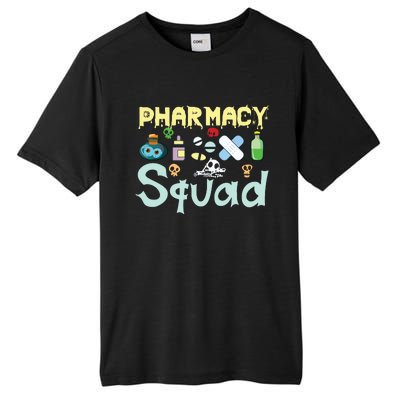 Funny Pills Pharmacist Pharmacy Squad Halloween Costume Tall Fusion ChromaSoft Performance T-Shirt