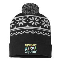 Funny Pills Pharmacist Pharmacy Squad Halloween Costume USA-Made Snowflake Beanie