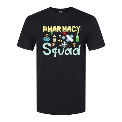 Funny Pills Pharmacist Pharmacy Squad Halloween Costume Softstyle CVC T-Shirt