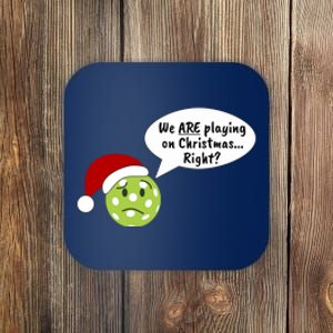 Fun Pickleball | Pickleball Christmas | Pickleball Holiday | Great Pickleball Coaster